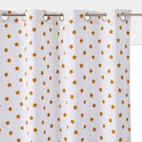 Штора С люверсами Eino из хлопка 260 x 140 см белый LA REDOUTE INTERIEURS  фото, kupilegko.ru